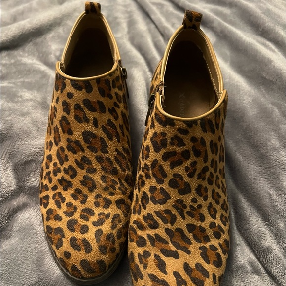 Xappeal Shoes - Cheetah print ankle booties